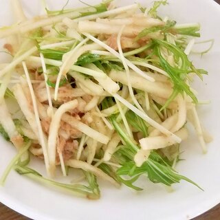 簡単和えるだけ！水菜と大根の中華ツナサラダ